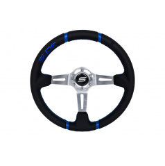 Lenkrad SLIDE 350mm Offset:90mm Leder Blau