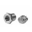 Lambda-Sonden-Adapter Reduzierung M18x1.5 - M12x1.25 + TurboWorks Stopfen