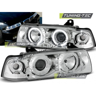 BMW E36 90–99 ANGEL EYES CHROME (LPBM01) – Limousine/Kompakt/Touring BMW E36 90–99 ANGEL EYES CHROME (LPBM01) – Limousine/Kompakt/Touring