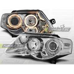 VW PASSAT B6(3C) 2005–10 KLARES VORDERE LICHT ANGEL EYES CHROM