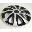 Radkappen Drako silber schwarz 13-16" (4er-Set)