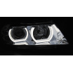 BMW E90/E91 03.2005-08.2008 3D U-Type Chrom-HID-Frontscheinwerfer, klar