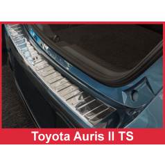 Edelstahlabdeckung - Schwellenschutz für die hintere Stoßstange Toyota Auris II Touring Sports FL 2015+