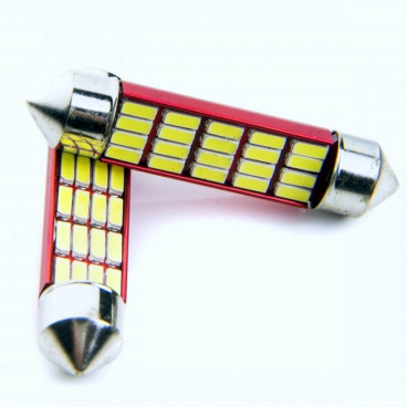 Sulfitlampen Einparts CANBUS 20 SMD 4014 41mm Weiß 12V