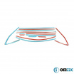 Fensterverkleidung aus Edelstahl Omtec Hyundai Tucson 2015+ 14 Teile