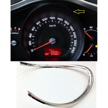 Drehzahlmesserrahmen aus Edelstahl Kia Sportage 2010-15