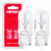 Halogenlampen T10 W5W W2.1x9.5d 12V 2Stk Blister