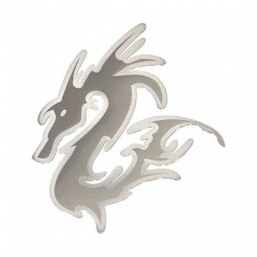 Schild Big Dragon Metall selbstklebend groß Schild Big Dragon Metall selbstklebend groß