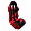 Sportverstellbarer Sitz A1 RACING ROT/SCHWARZ 2 Stk