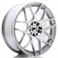 JR Wheels JR18 18x7,5 ET40 5x112/114 Silber Gebürstet