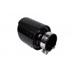 Endrohr 114mm Eingang 70mm Carbon Gloss