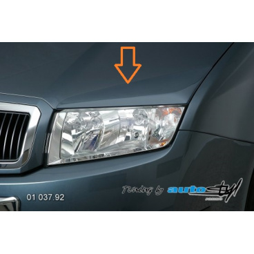 Škoda Fabia Scheinwerferabdeckung Nachbildung – zum Lackieren