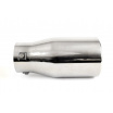 Auspuffblende aus Chrom 8 Edelstahl mit zweilagigem Aufsatz 102 mm