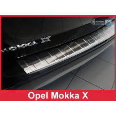 Edelstahlabdeckung - Schwellenschutz für die hintere Stoßstange Opel Mokka X FL 2016+