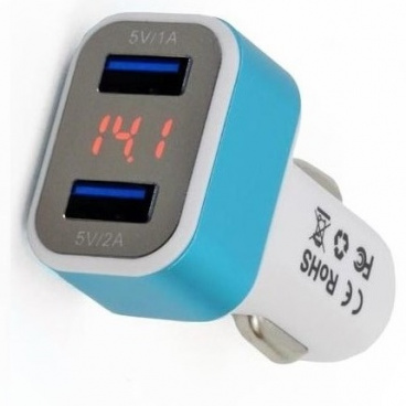 Autoladegerät 2xUSB + Batteriespannungsprüfer