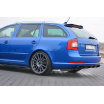 Spoilerverlängerung für Skoda Octavia RS Facelift Mk2, Maxton Design (glänzend schwarzer ABS-Kunststoff)