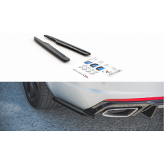Seitendiffusoren unter der hinteren Stoßstange ver.2 für Skoda Octavia RS Mk3, Maxton Design (Carbon-Look)