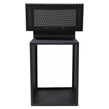 CUBE Feuerstelle mit 74 cm Raster