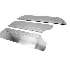 Edelstahlpolierte Omtec VW T4 Seitenschweller