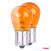 Halogenlampen PY21W BAU15S 12V AMBER 2 Stück Blister