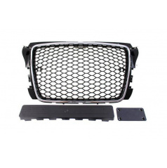 Grill Audi A3 8P Facelift RS-Stil Chrom-Schwarz PDC
