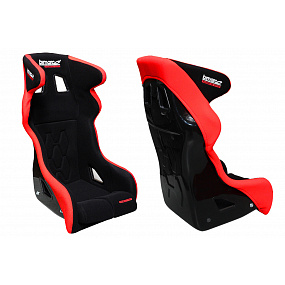 Sportsitz Bimarco Hamer PRO Velours Rot-Schwarz FIA Sportsitz Bimarco Hamer PRO Velours Rot-Schwarz FIA