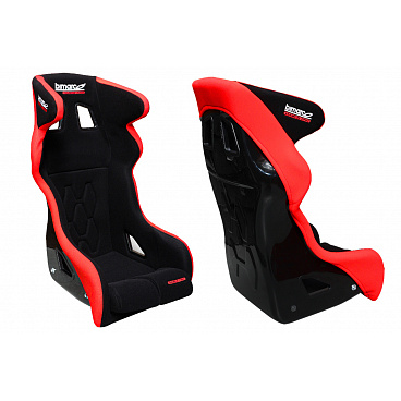 Sportsitz Bimarco Hamer PRO Velours Rot-Schwarz FIA