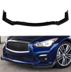 Frontspoiler Infiniti Q50 Stoßstange vorne Glänzend schwarz