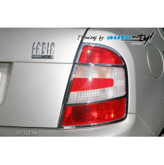 Škoda Fabia Rücklichtrahmen – Chrom (Bjv. ab 9/2004)