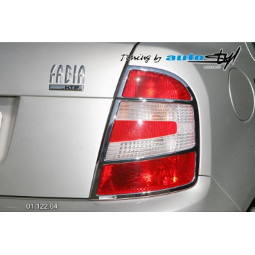 Škoda Fabia Rücklichtrahmen – Chrom (Bjv. ab 9/2004)