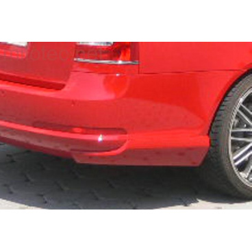 BODY-KIT Heckstoßstangenverlängerung, ABS – Silber matt, Škoda Octavia II Combi