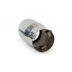Auspuffblende aus Edelstahl rund 89 mm