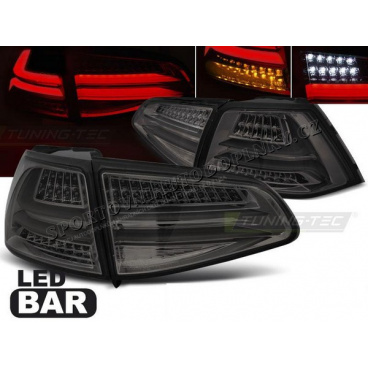 VW Golf 7 2013- Rückleuchten getönte LED-Leiste VW Golf 7 2013- Rückleuchten getönte LED-Leiste
