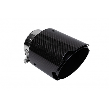 Endrohr 114mm Eingang 76mm Carbon Gloss