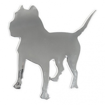 Selbstklebendes Schild aus KUNSTSTOFF HUND