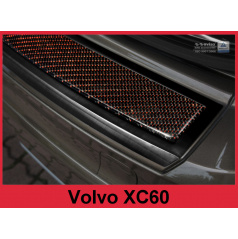 Carbon-Abdeckung – Schwellenschutz für die hintere Stoßstange Volvo XC60 2013–17