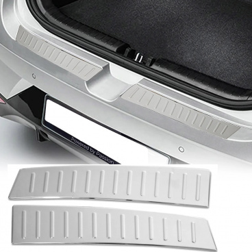 Randabdeckung der hinteren Stoßstange aus Edelstahl Hyundai i20 2020-23 Randabdeckung der hinteren Stoßstange aus Edelstahl Hyundai i20 2020-23