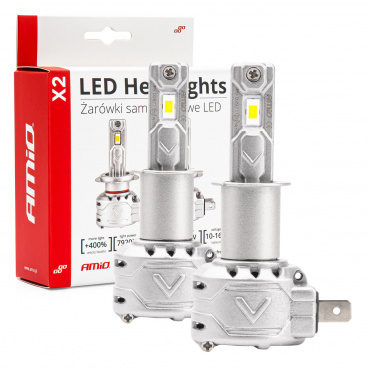 LED-Hauptscheinwerferlampen H3 X2 Serie AMiO