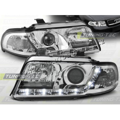 AUDI A4 (B5) 1999–00 KLARES FRONTLICHT, TAGESLICHT, LED, CHROM