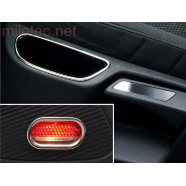 Edelstahl-Set – Türen und Sitz, Škoda Octavia II, Škoda Octavia II Facelift Edelstahl-Set – Türen und Sitz, Škoda Octavia II, Škoda Octavia II Facelift
