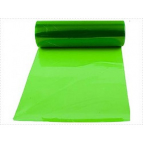 Transparentní fólie - zelená 50x30 mm