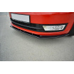Spoiler unter der vorderen Stoßstange ver.2 für Škoda Rapid, Maxton Design (glänzend schwarzer ABS-Kunststoff)