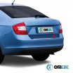 Edelstahl-Schutzabdeckung für die hintere Stoßstange, poliert, Škoda Rapid 2012+
