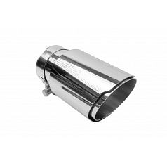 Endrohr 89mm Eingang 67mm Poliert