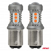 LED-Lampen STANDARD BAY15D P21/5W 3030 15SMD rot 12V 24V AMIO-05004