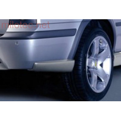 4-ROAD-Heckstoßstangenverlängerung – ABS silber, Škoda Octavia Combi