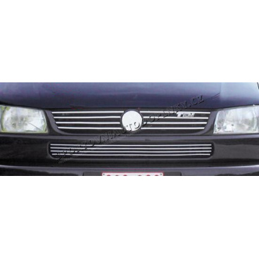 VW Transporter/Caravelle T4 97-03 – untere Stoßstangen aus EDELSTAHL, verchromt – OMSA LINE VW Transporter/Caravelle T4 97-03 – untere Stoßstangen aus EDELSTAHL, verchromt – OMSA LINE