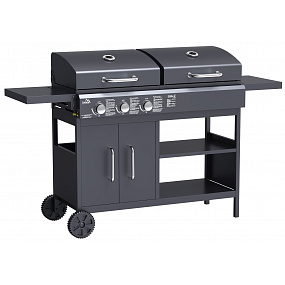 COUPLE 2in1 Gas-/Holzkohlegrill COUPLE 2in1 Gas-/Holzkohlegrill