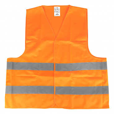 Reflexweste XXL orange mit Zertifikat AMiO-03985