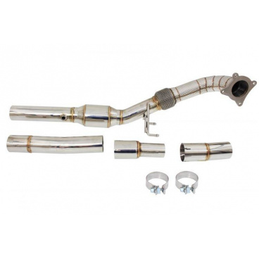 Downpipe Audi A3 8P TT 8J Seat Altea Leon Škoda Octavia VW Golf Eos Jetta Bora 2.0 TFSI Hitzeschild Downpipe Audi A3 8P TT 8J Seat Altea Leon Škoda Octavia VW Golf Eos Jetta Bora 2.0 TFSI Hitzeschild
